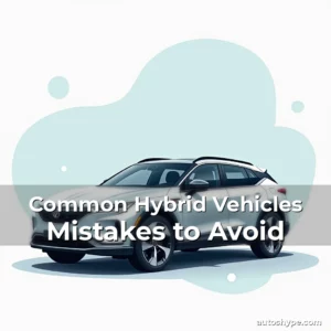 Artistic representation for Common Hybrid Vehicles Mistakes to Avoid
