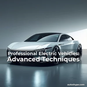 Artistic representation for Professional Electric Vehicles: Advanced Techniques
