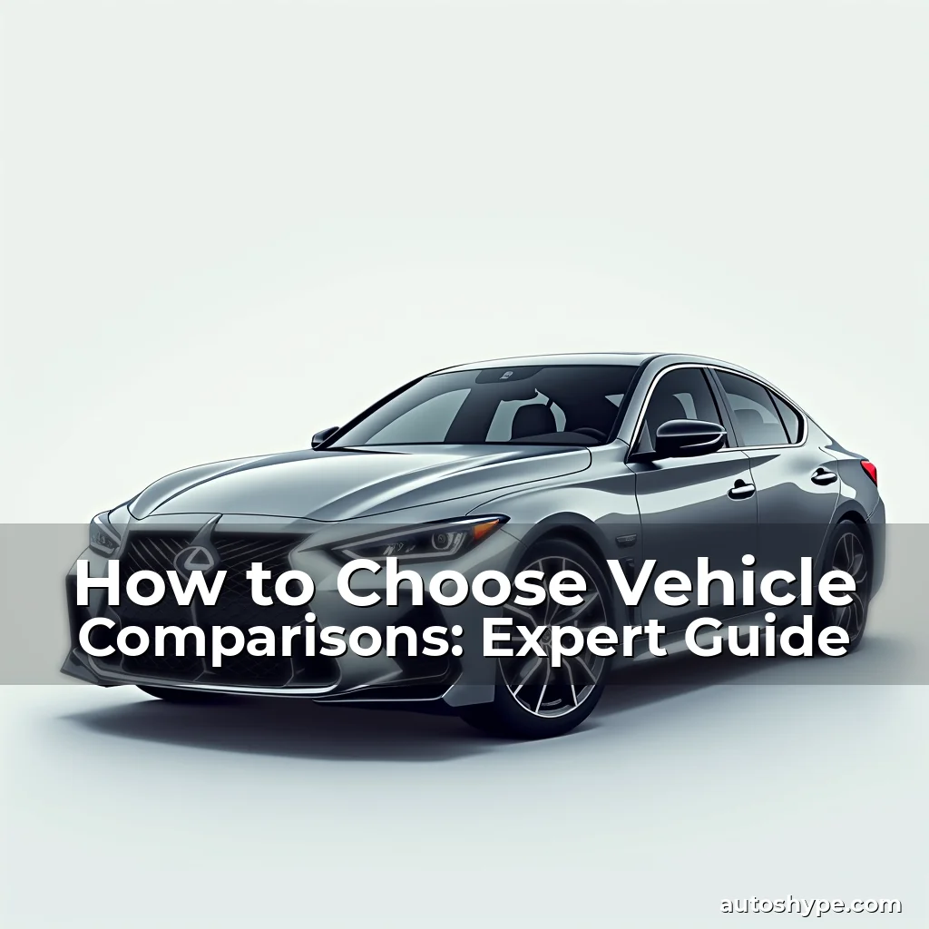 Artistic representation for How to Choose Vehicle Comparisons: Expert Guide