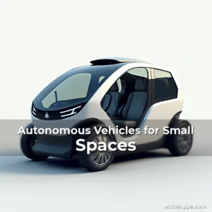 Artistic representation for Autonomous Vehicles for Small Spaces