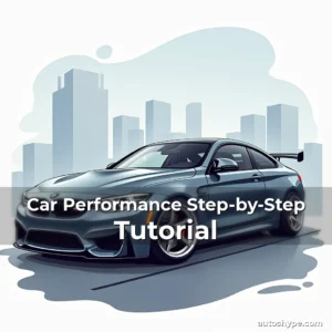 Artistic representation for Car Performance Step-by-Step Tutorial