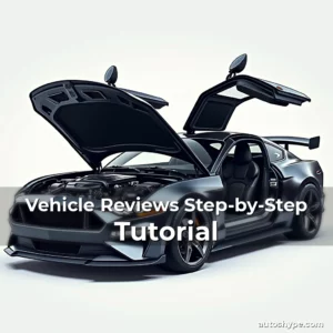 Artistic representation for Vehicle Reviews Step-by-Step Tutorial