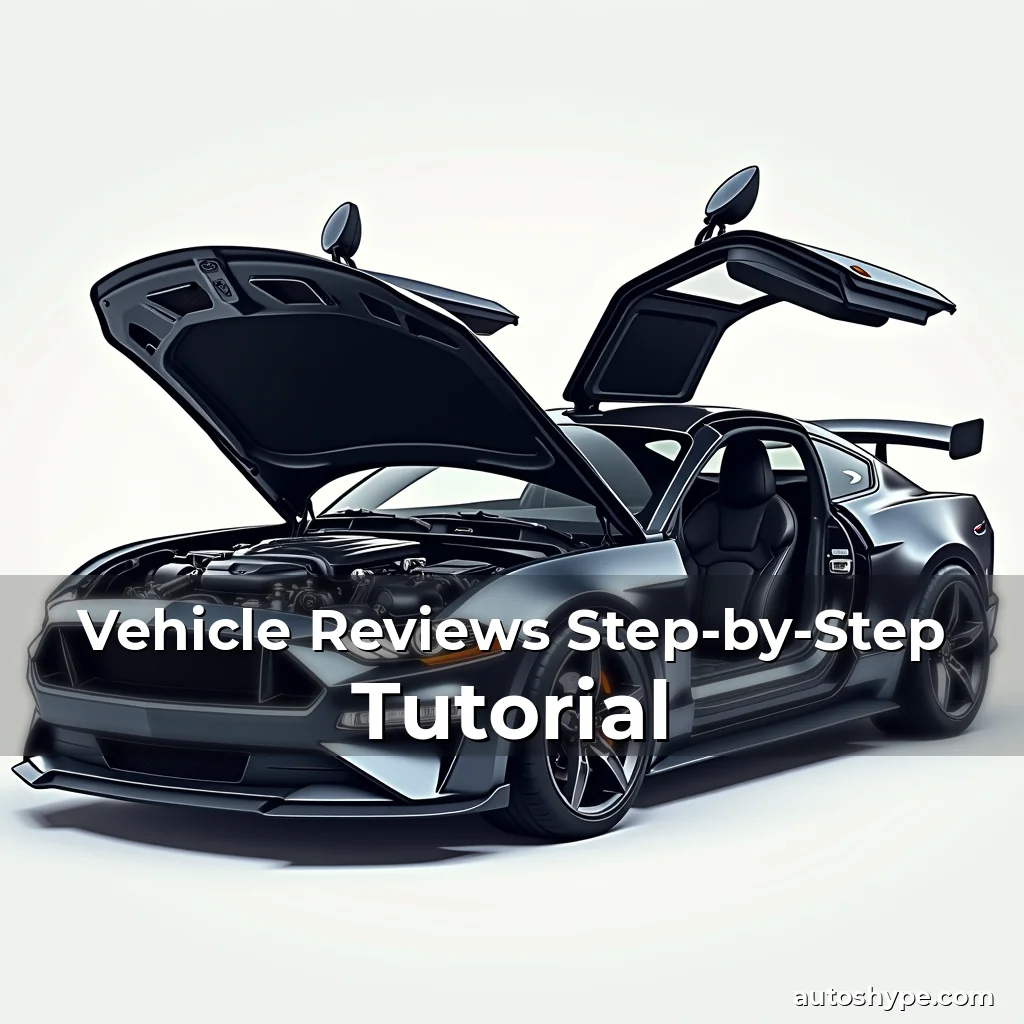 Artistic representation for Vehicle Reviews Step-by-Step Tutorial
