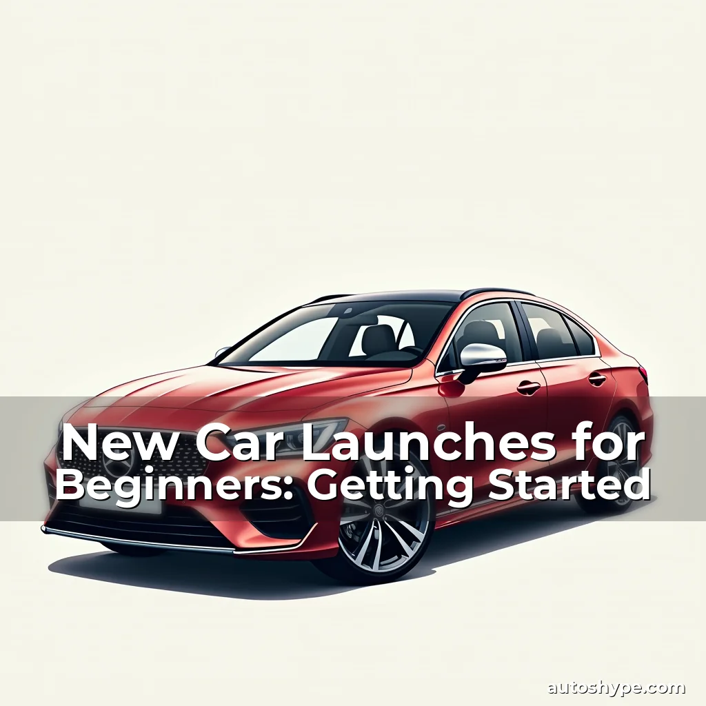 Artistic representation for New Car Launches for Beginners: Getting Started