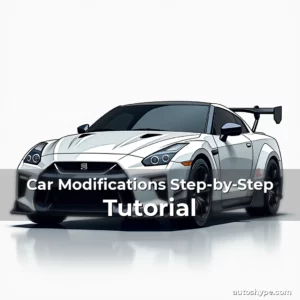Artistic representation for Car Modifications Step-by-Step Tutorial