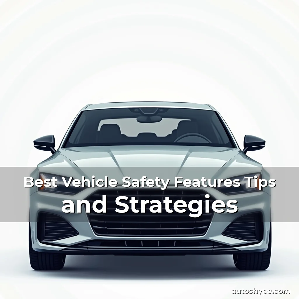 Artistic representation for Best Vehicle Safety Features Tips and Strategies