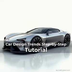 Artistic representation for Car Design Trends Step-by-Step Tutorial