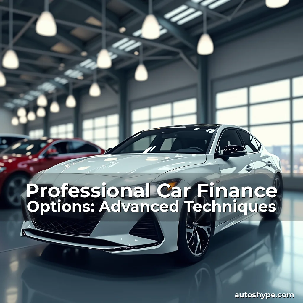 Artistic representation for Professional Car Finance Options: Advanced Techniques