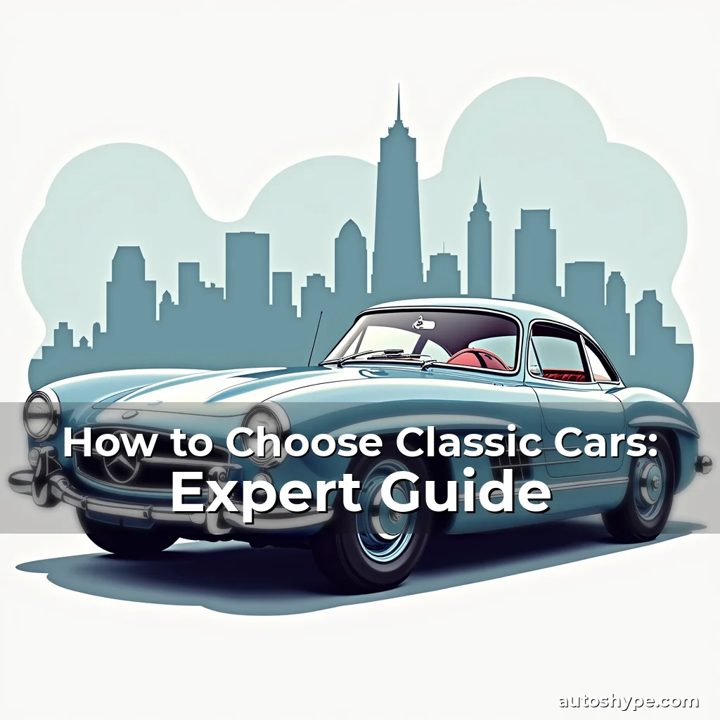 Artistic representation for How to Choose Classic Cars: Expert Guide