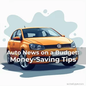 Artistic representation for Auto News on a Budget: Money-Saving Tips