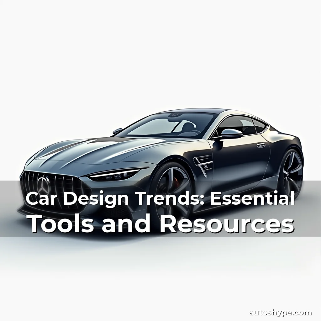 Artistic representation for Car Design Trends: Essential Tools and Resources