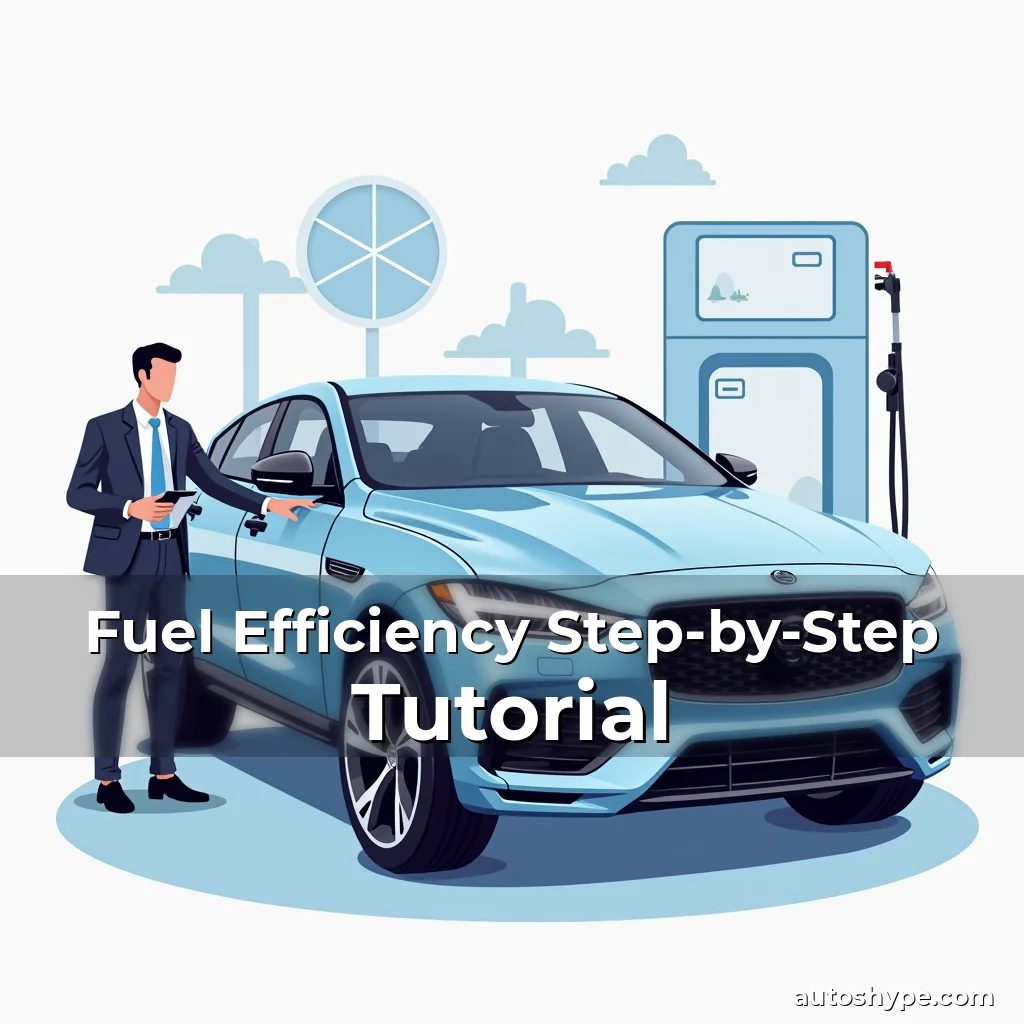 Artistic representation for Fuel Efficiency Step-by-Step Tutorial