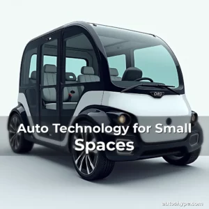 Artistic representation for Auto Technology for Small Spaces
