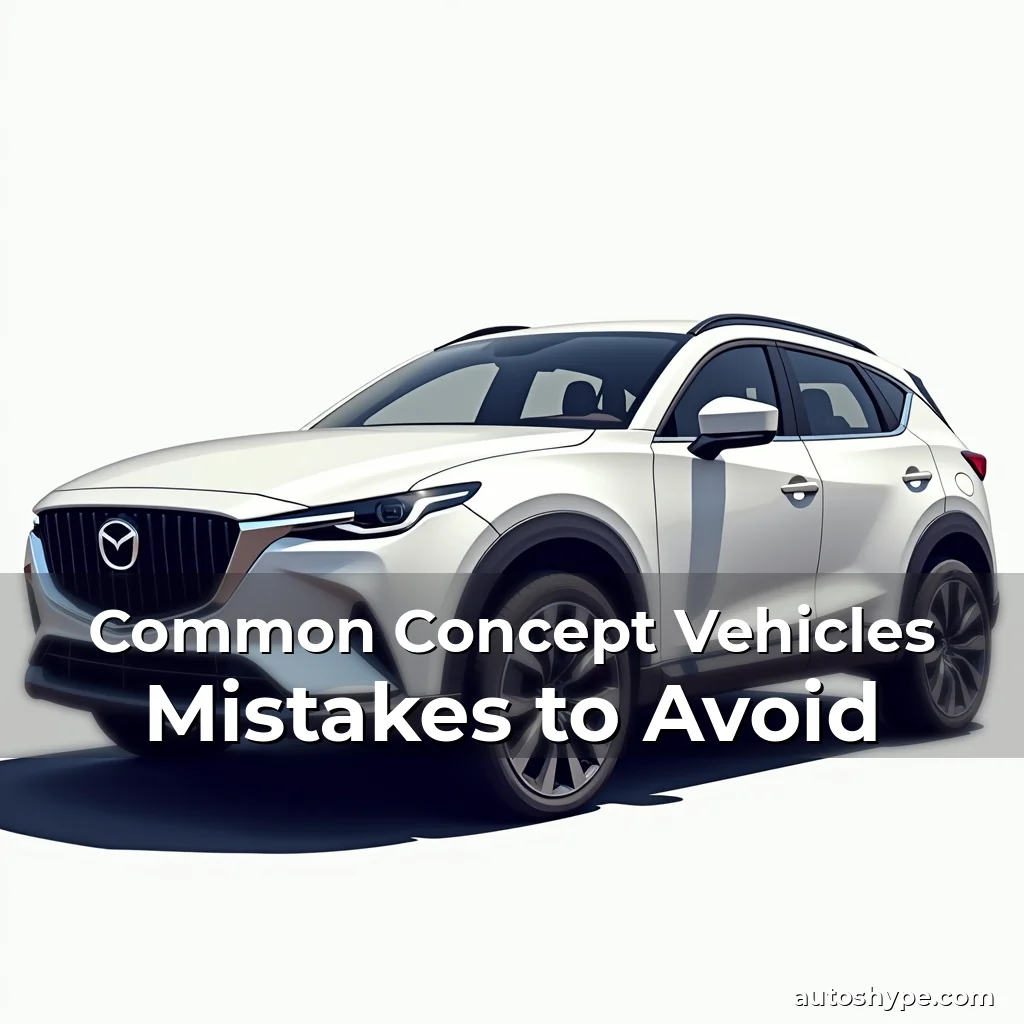 Artistic representation for Common Concept Vehicles Mistakes to Avoid