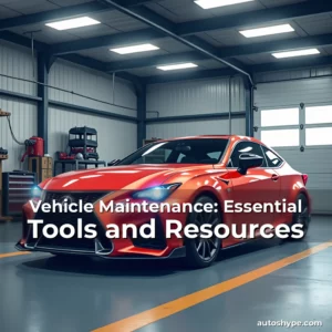 Artistic representation for Vehicle Maintenance: Essential Tools and Resources