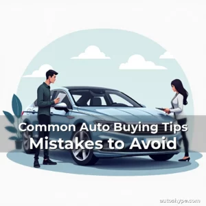Artistic representation for Common Auto Buying Tips Mistakes to Avoid