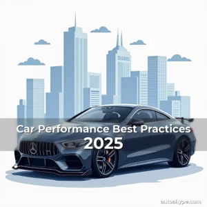 Artistic representation for Car Performance Best Practices 2025