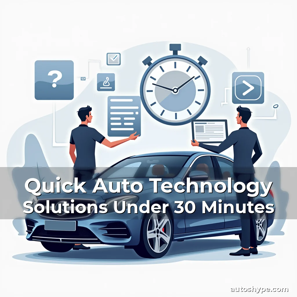 Artistic representation for Quick Auto Technology Solutions Under 30 Minutes