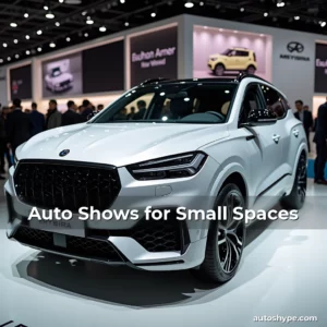 Artistic representation for Auto Shows for Small Spaces