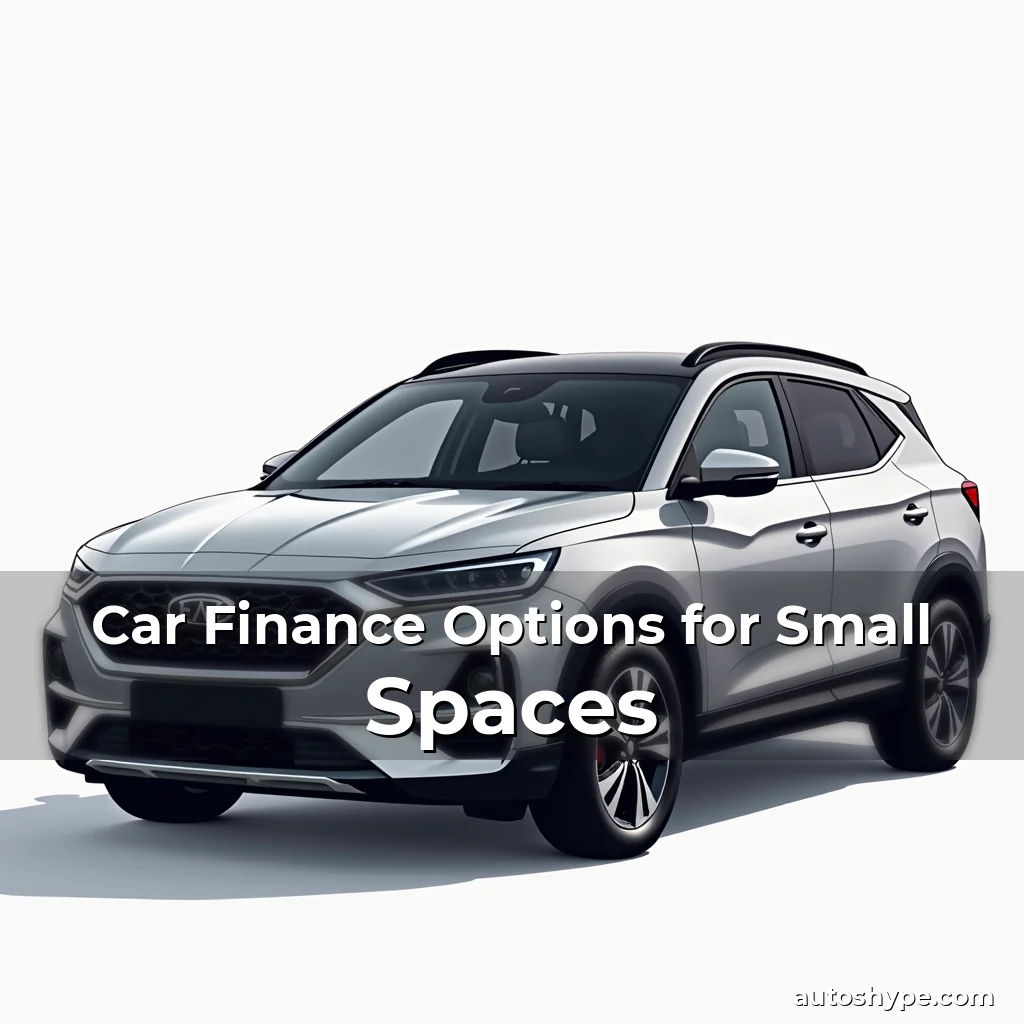Artistic representation for Car Finance Options for Small Spaces