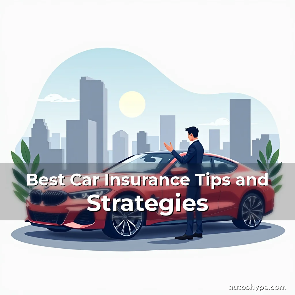 Artistic representation for Best Car Insurance Tips and Strategies