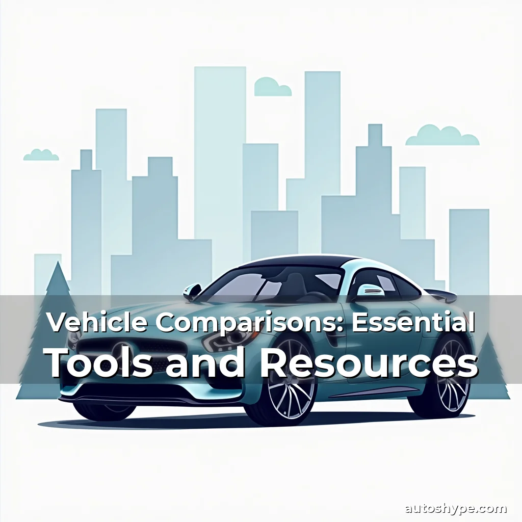 Artistic representation for Vehicle Comparisons: Essential Tools and Resources