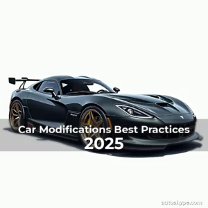 Artistic representation for Car Modifications Best Practices 2025