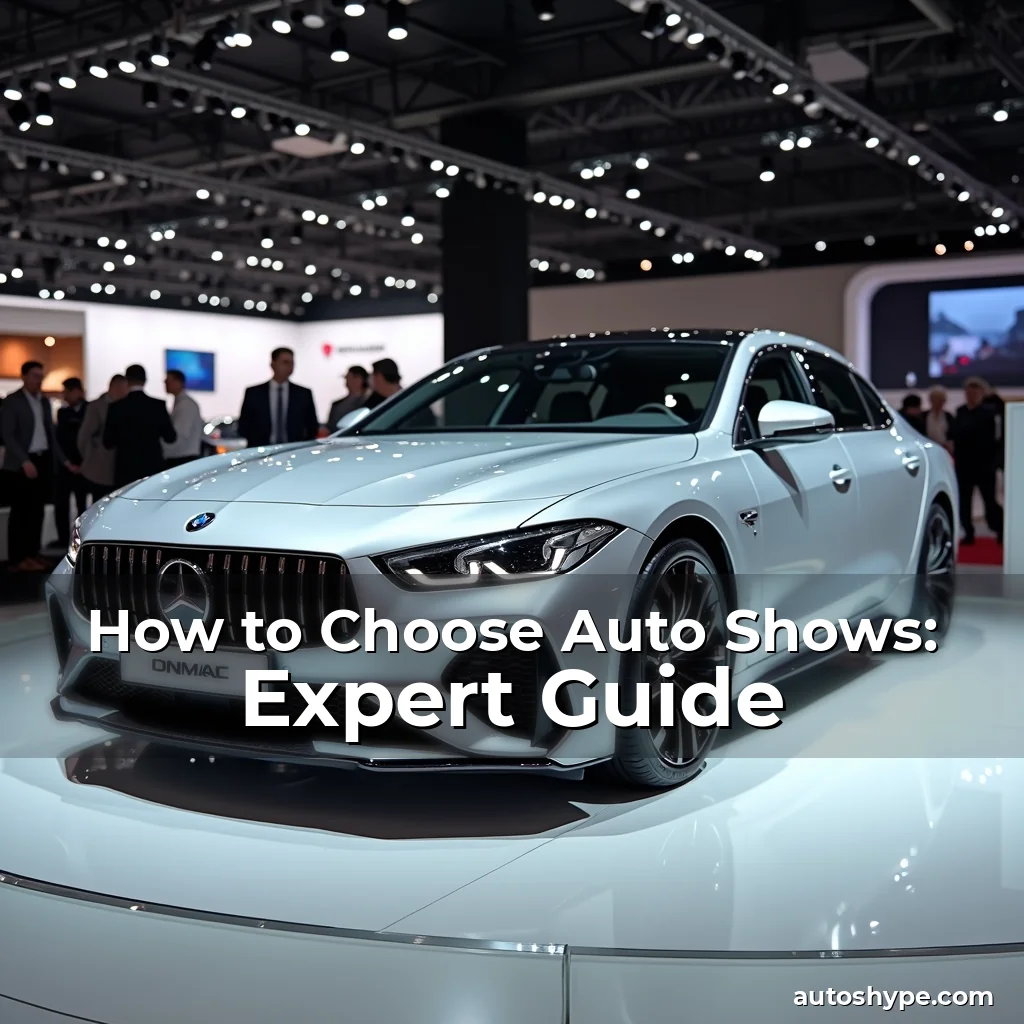 Artistic representation for How to Choose Auto Shows: Expert Guide