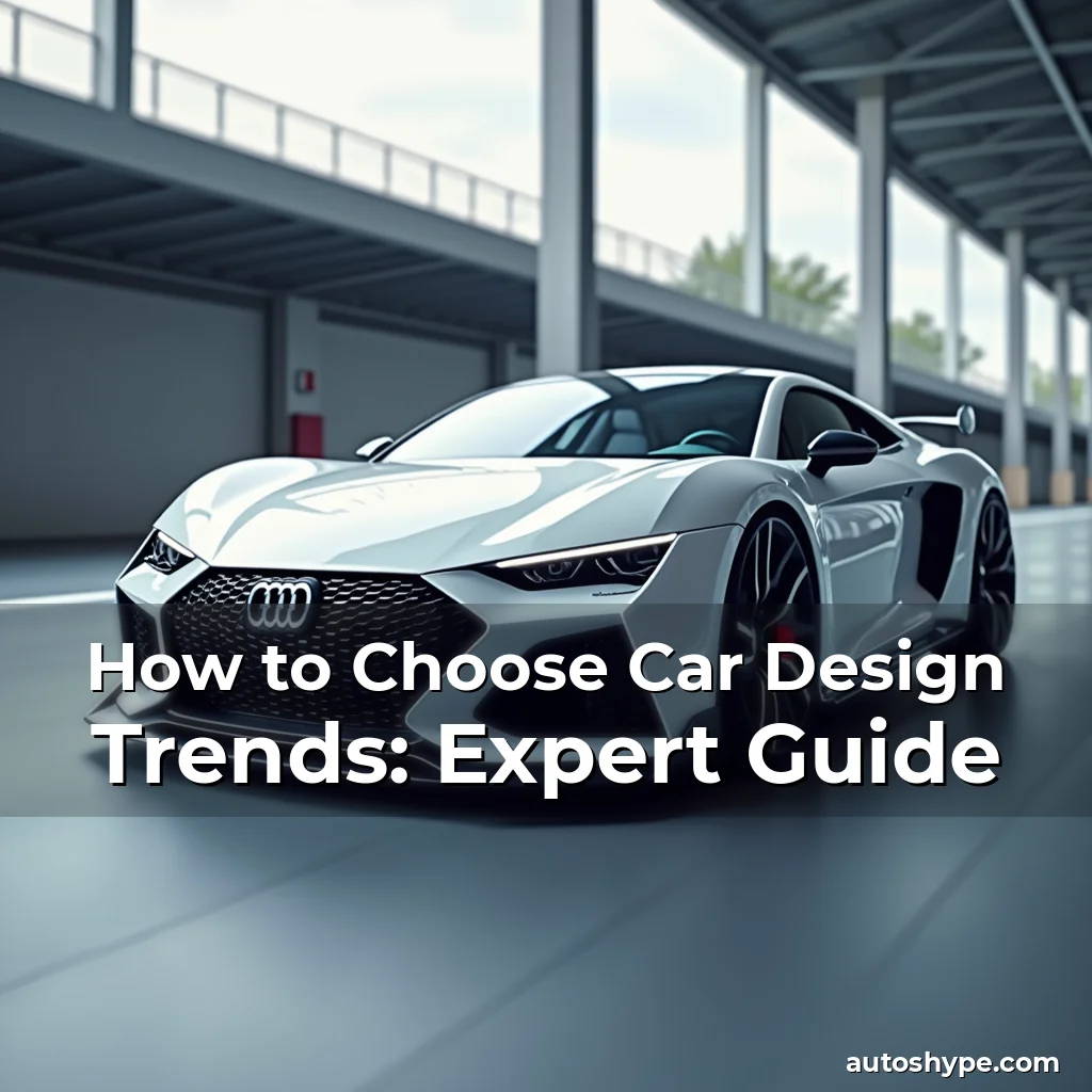 Artistic representation for How to Choose Car Design Trends: Expert Guide