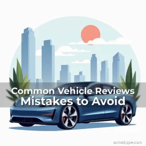 Artistic representation for Common Vehicle Reviews Mistakes to Avoid