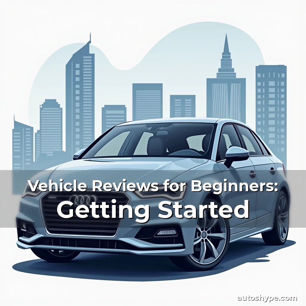 Artistic representation for Vehicle Reviews for Beginners: Getting Started