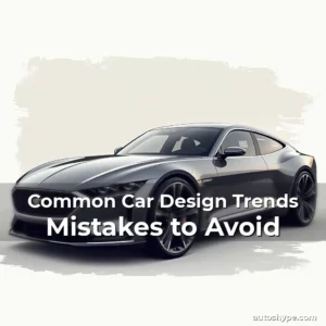 Artistic representation for Common Car Design Trends Mistakes to Avoid