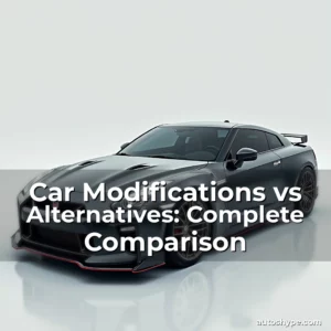 Artistic representation for Car Modifications vs Alternatives: Complete Comparison