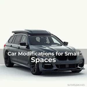 Artistic representation for Car Modifications for Small Spaces
