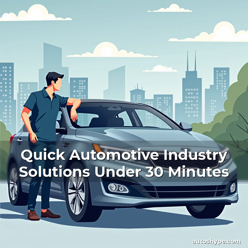 Artistic representation for Quick Automotive Industry Solutions Under 30 Minutes