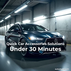 Artistic representation for Quick Car Accessories Solutions Under 30 Minutes