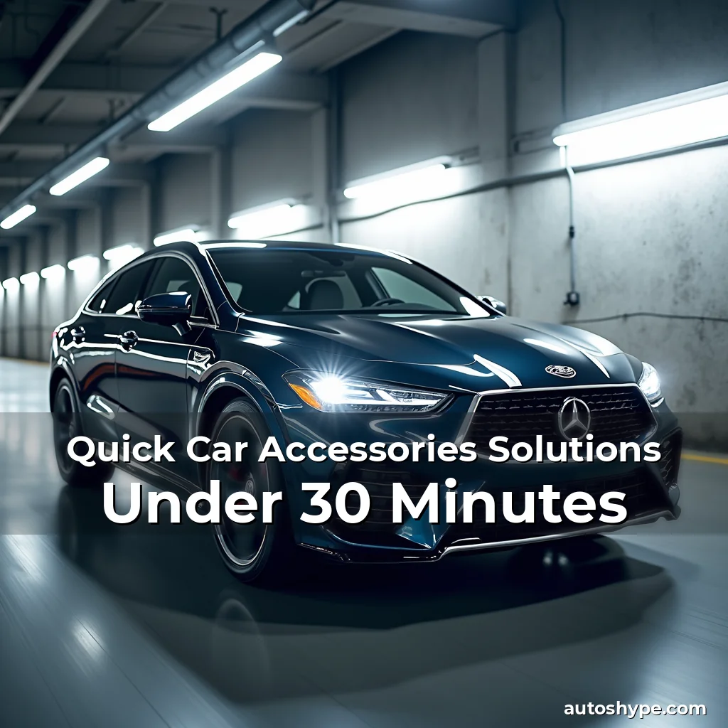 Artistic representation for Quick Car Accessories Solutions Under 30 Minutes
