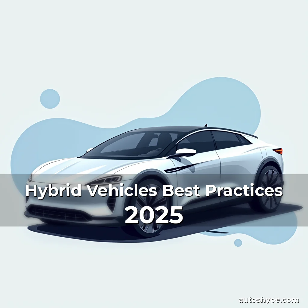 Artistic representation for Hybrid Vehicles Best Practices 2025