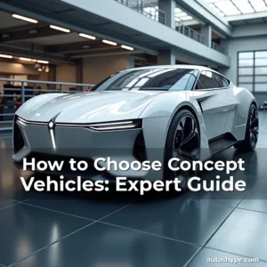 Artistic representation for How to Choose Concept Vehicles: Expert Guide