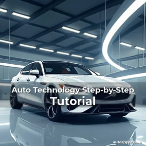Artistic representation for Auto Technology Step-by-Step Tutorial