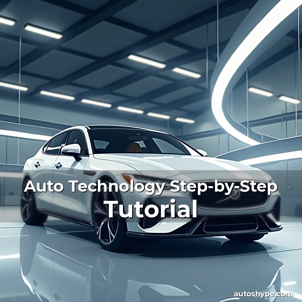 Artistic representation for Auto Technology Step-by-Step Tutorial