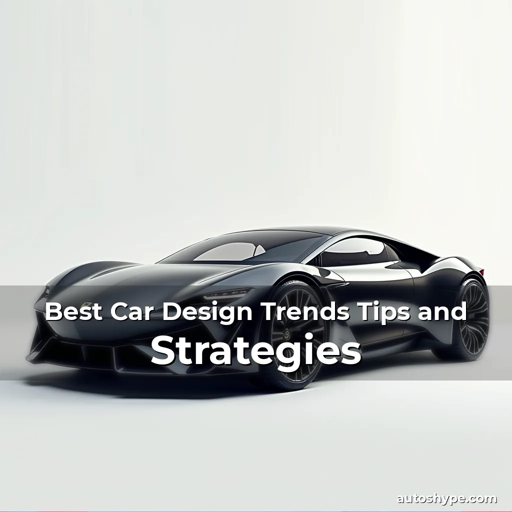Artistic representation for Best Car Design Trends Tips and Strategies