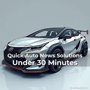 Artistic representation for Quick Auto News Solutions Under 30 Minutes