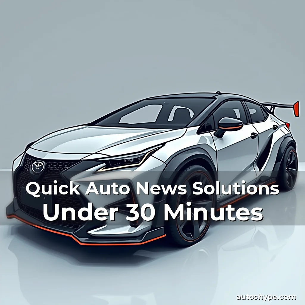 Artistic representation for Quick Auto News Solutions Under 30 Minutes