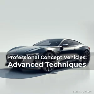 Artistic representation for Professional Concept Vehicles: Advanced Techniques