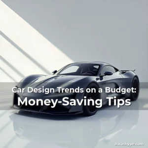 Artistic representation for Car Design Trends on a Budget: Money-Saving Tips