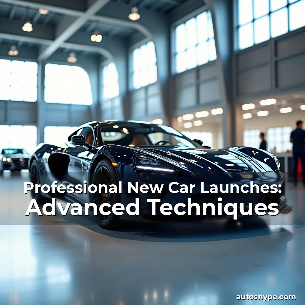 Artistic representation for Professional New Car Launches: Advanced Techniques
