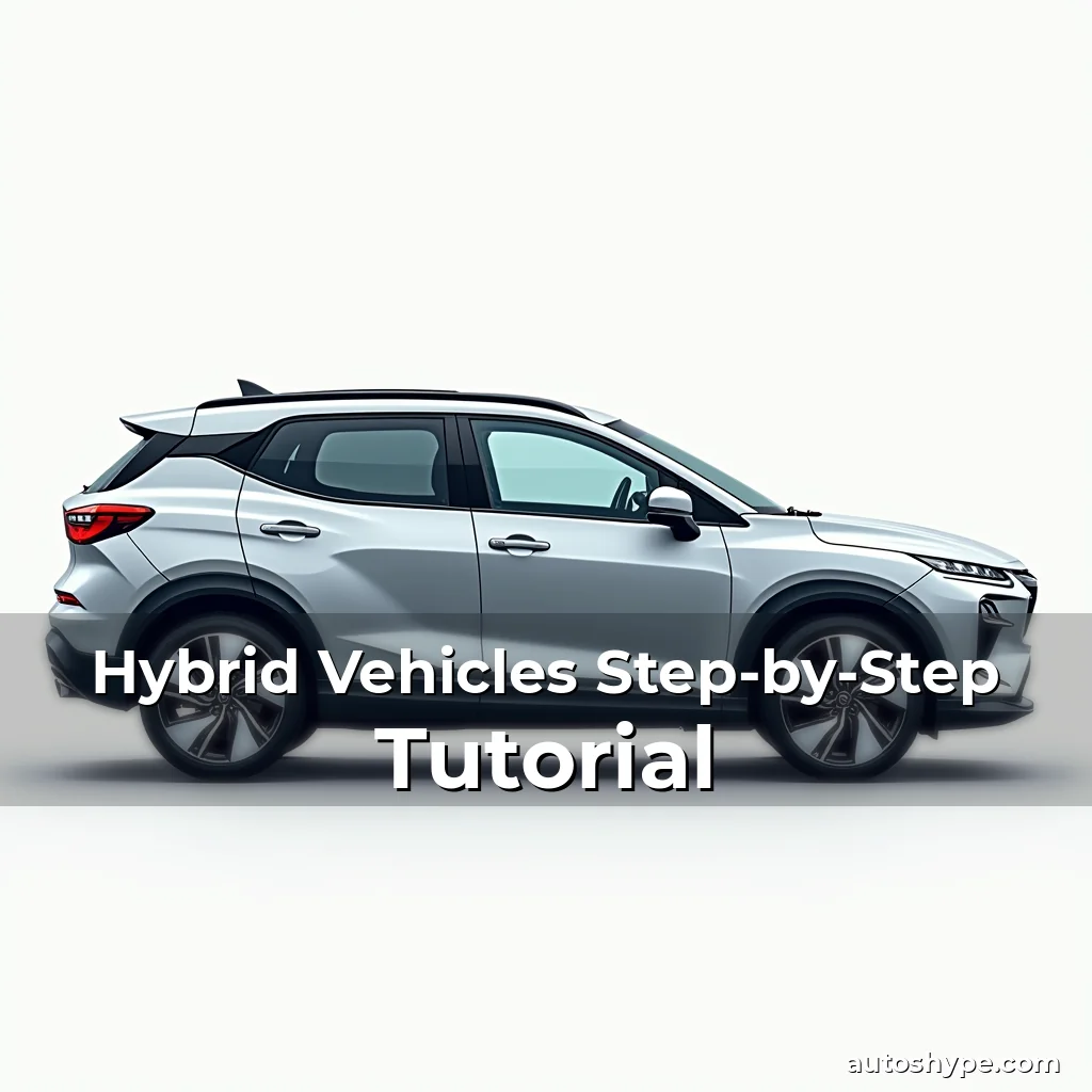 Artistic representation for Hybrid Vehicles Step-by-Step Tutorial