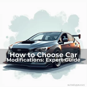 Artistic representation for How to Choose Car Modifications: Expert Guide